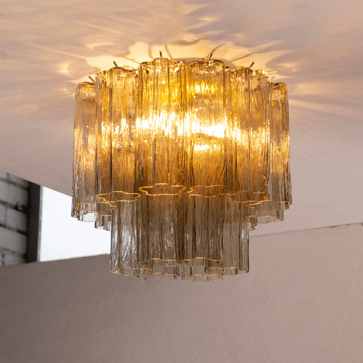 Dania Murano Tubes Flush Mount Ceiling Light