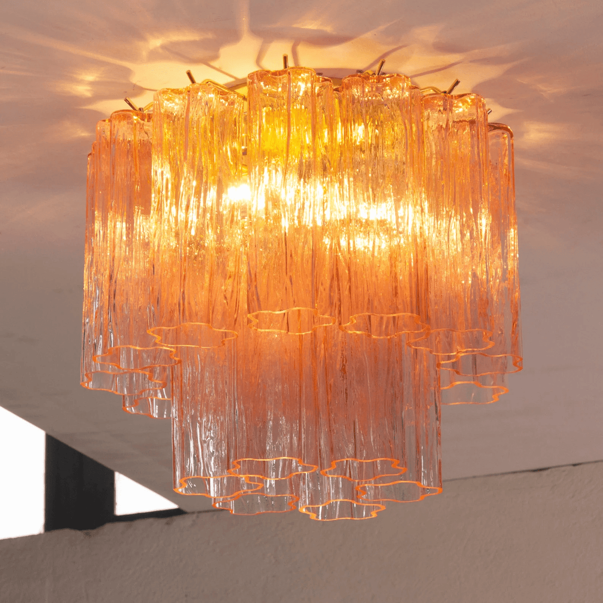 Dania Murano Tubes Flush Mount Ceiling Light