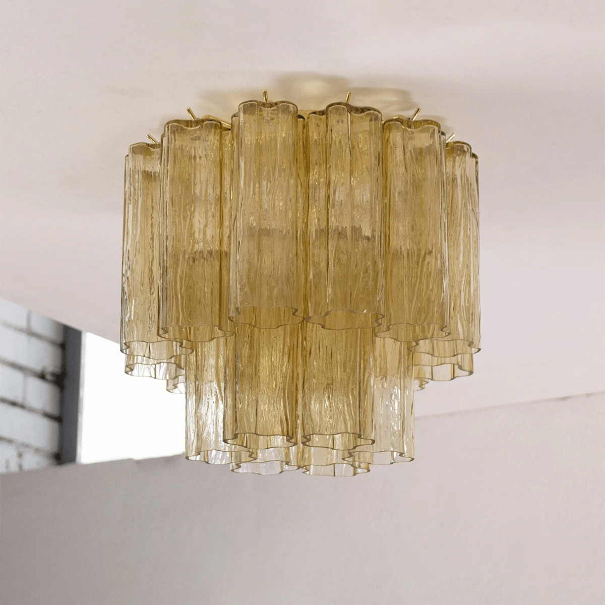 Dania Murano Tubes Flush Mount Ceiling Light