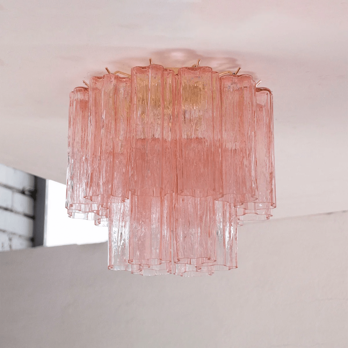 Dania Murano Tubes Flush Mount Ceiling Light