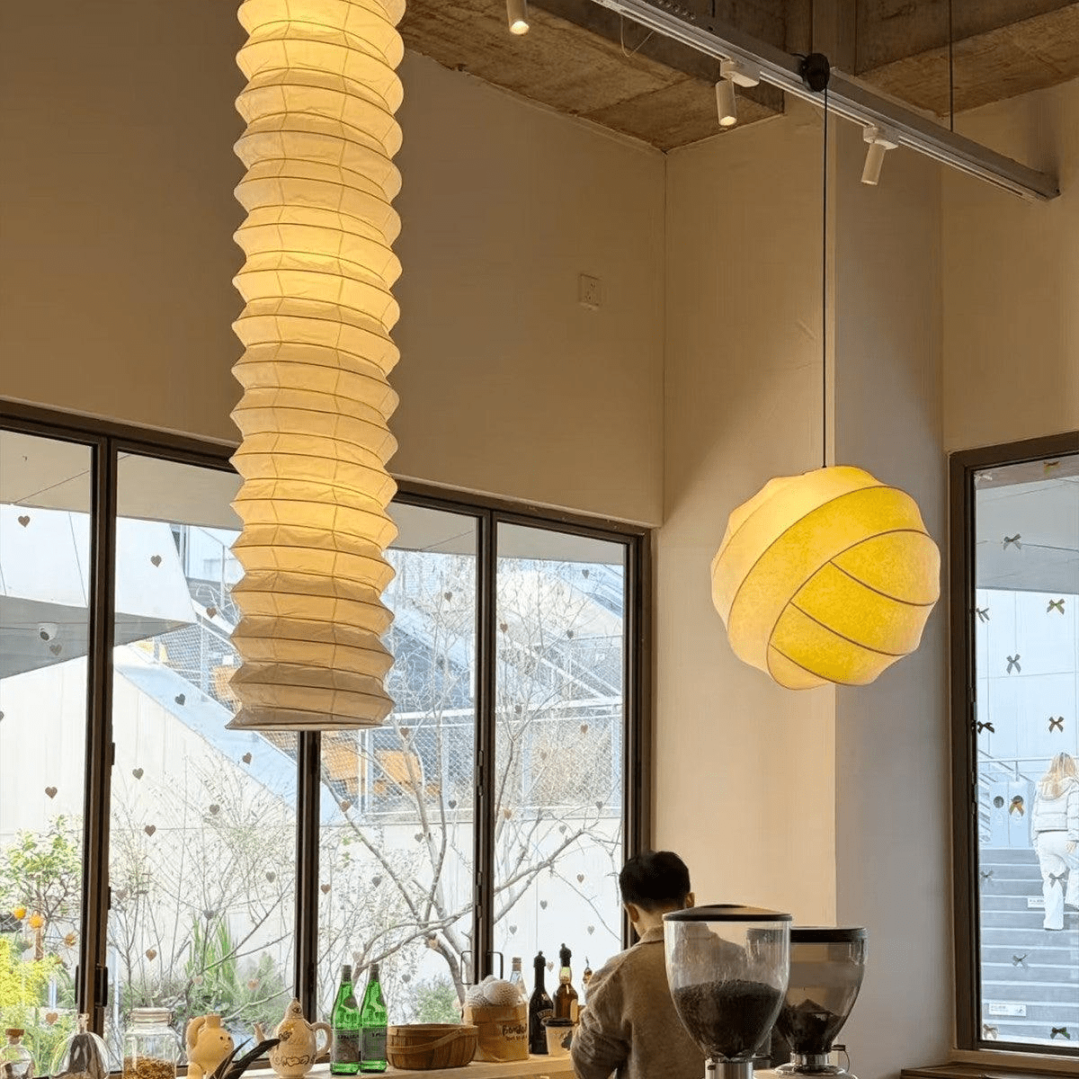 Luninaine Minimalist Paper Pendant Light