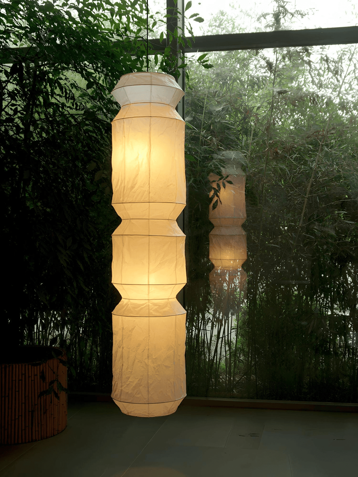 Elsie Vinyage Paper Pendant Light