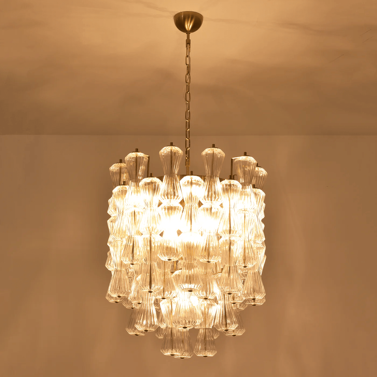 Celarena Chandelier Murano Glass Floral Cascade