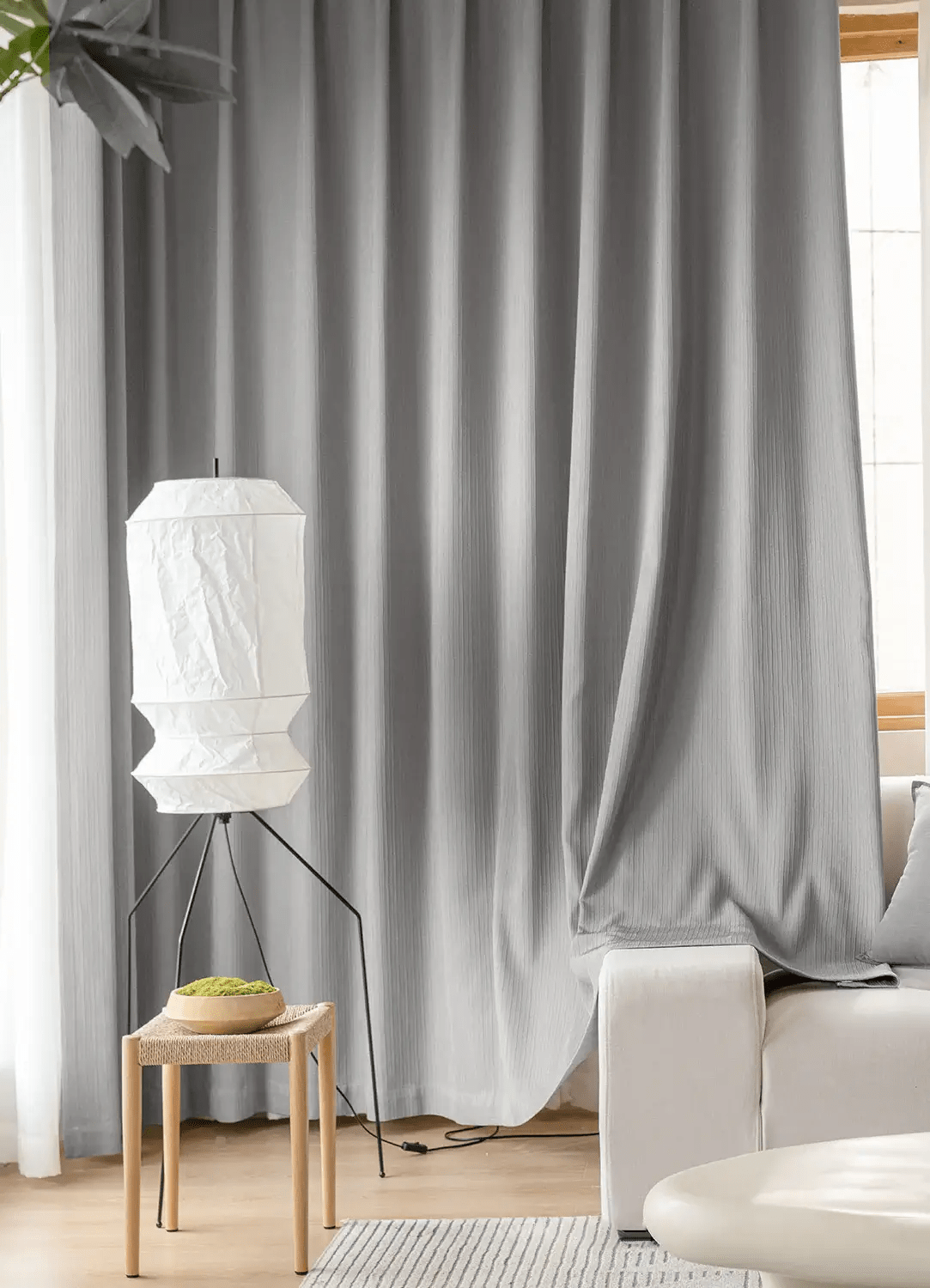 Nivorena Modern Rice Paper Floor Lamp