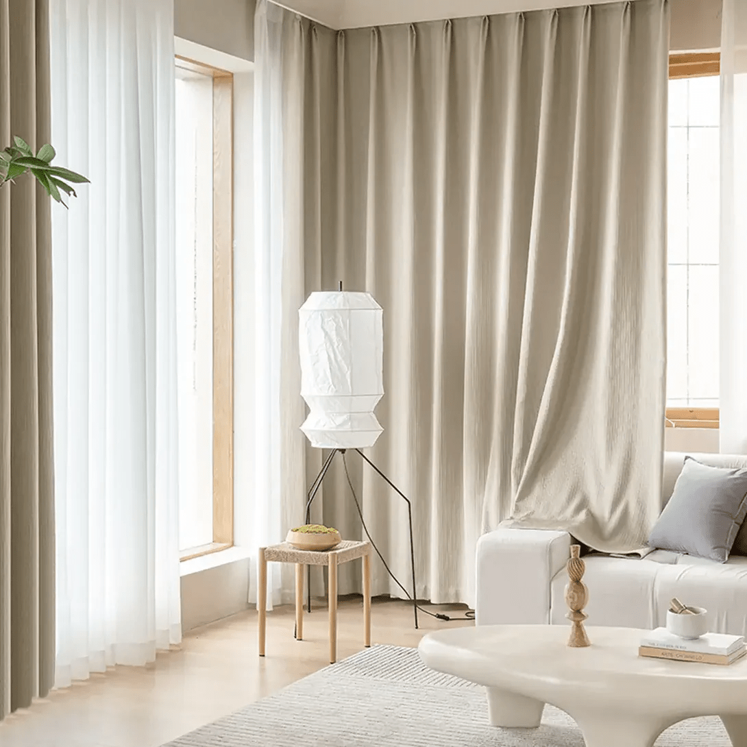 Nivorena Modern Rice Paper Floor Lamp