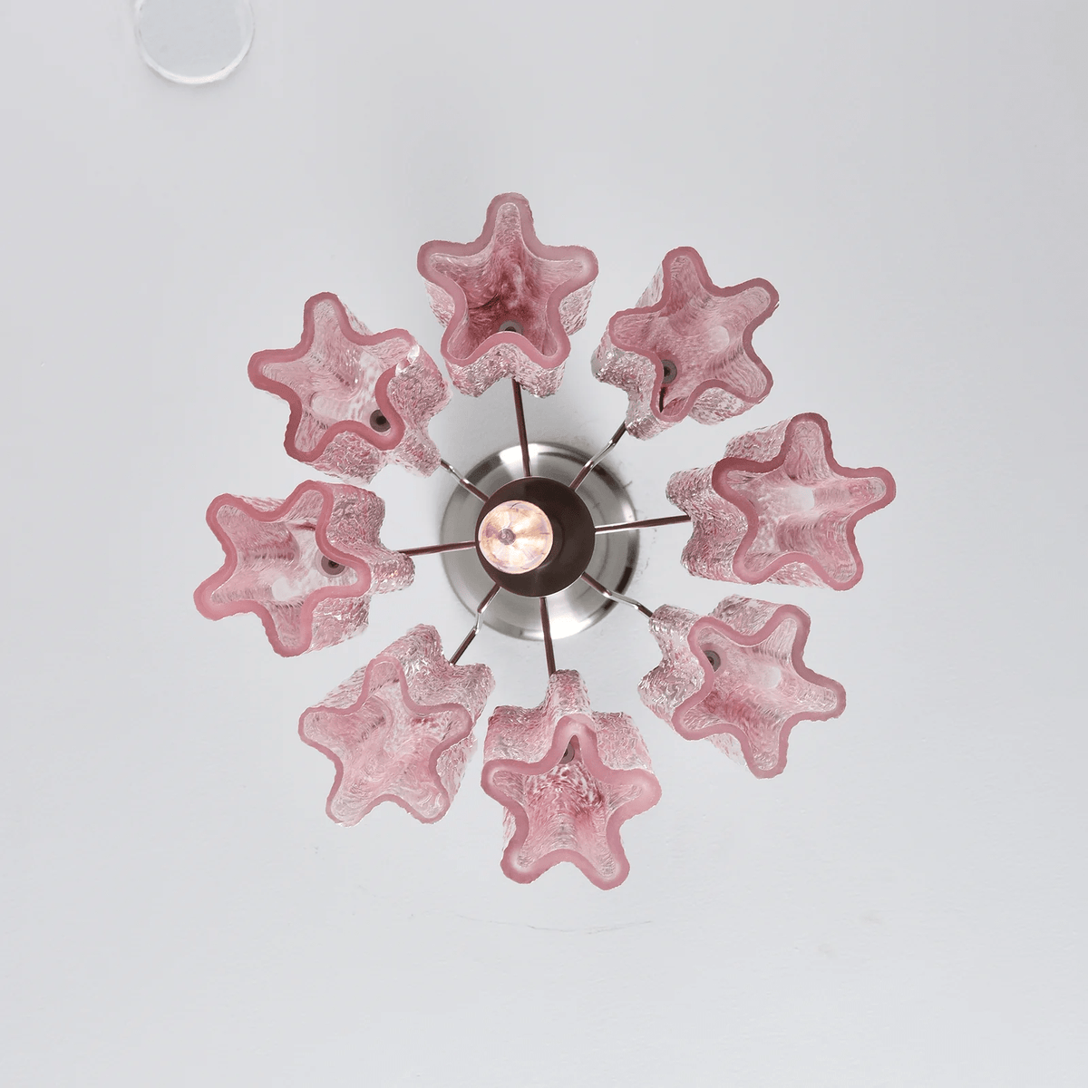 Lioroella Chandelier Pink Gradient Murano Glass