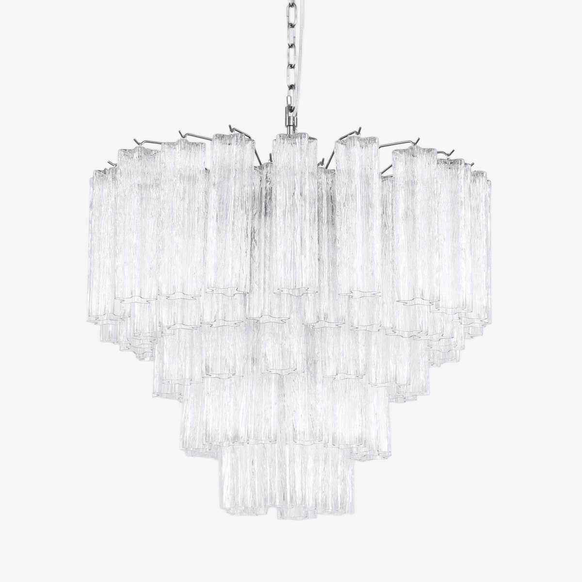 Lioreian Chandelier Clear Glass Multi-Tier Crystal Glow