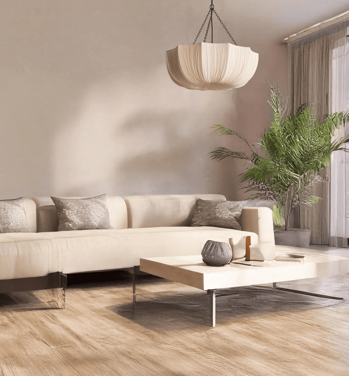 Yapia Fabric Pendant Light