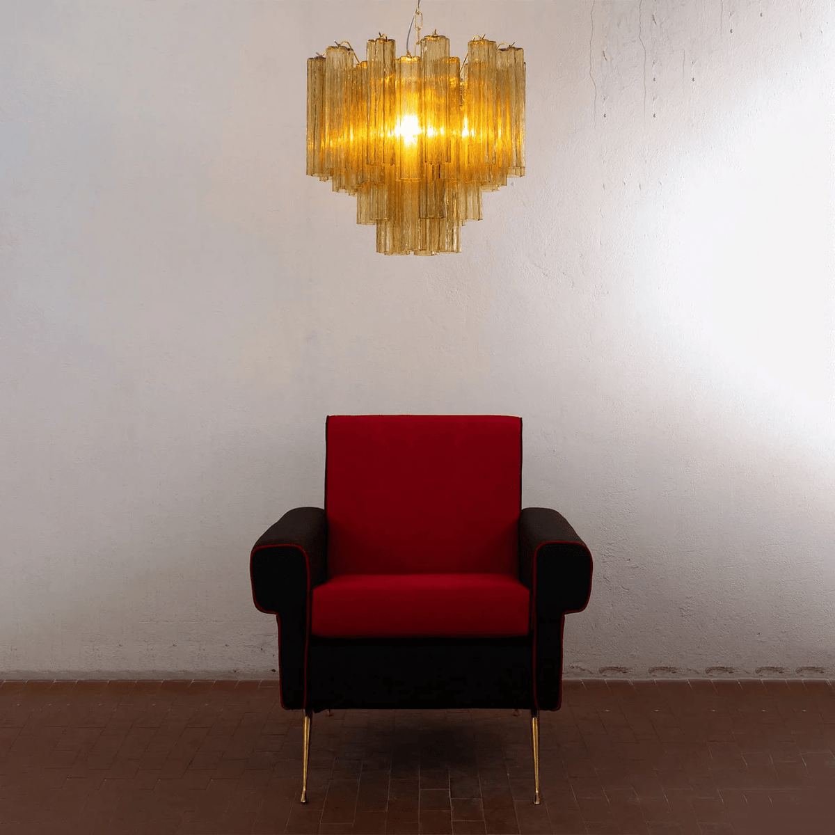 Lioruian Chandelier Murano Glass Tiered