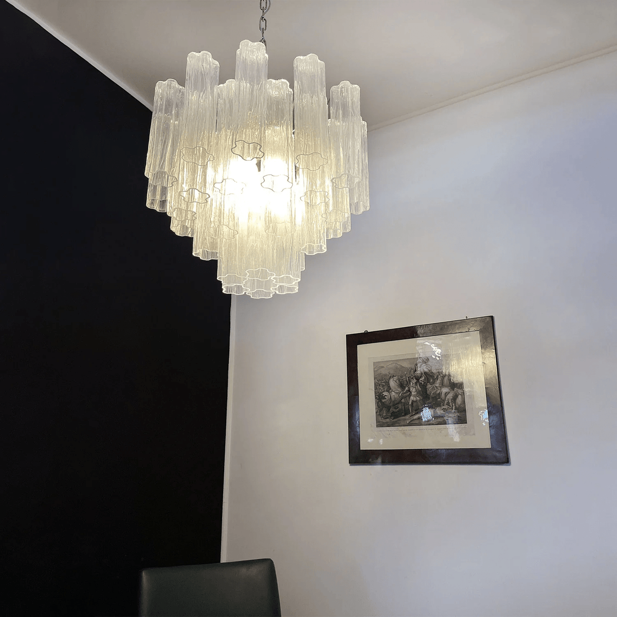 Lioruian Chandelier Murano Glass Tiered