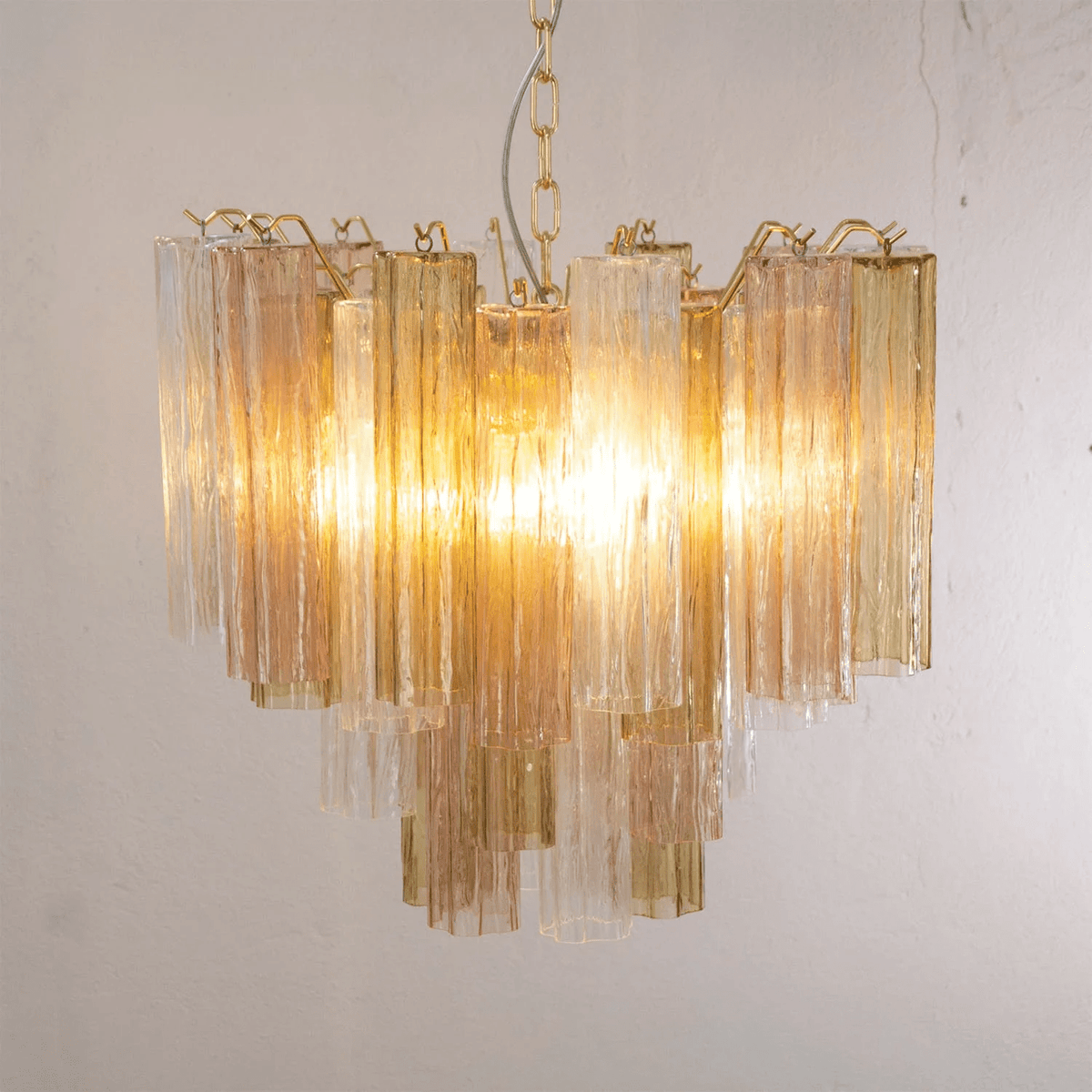 Lioruian Chandelier Murano Glass Tiered