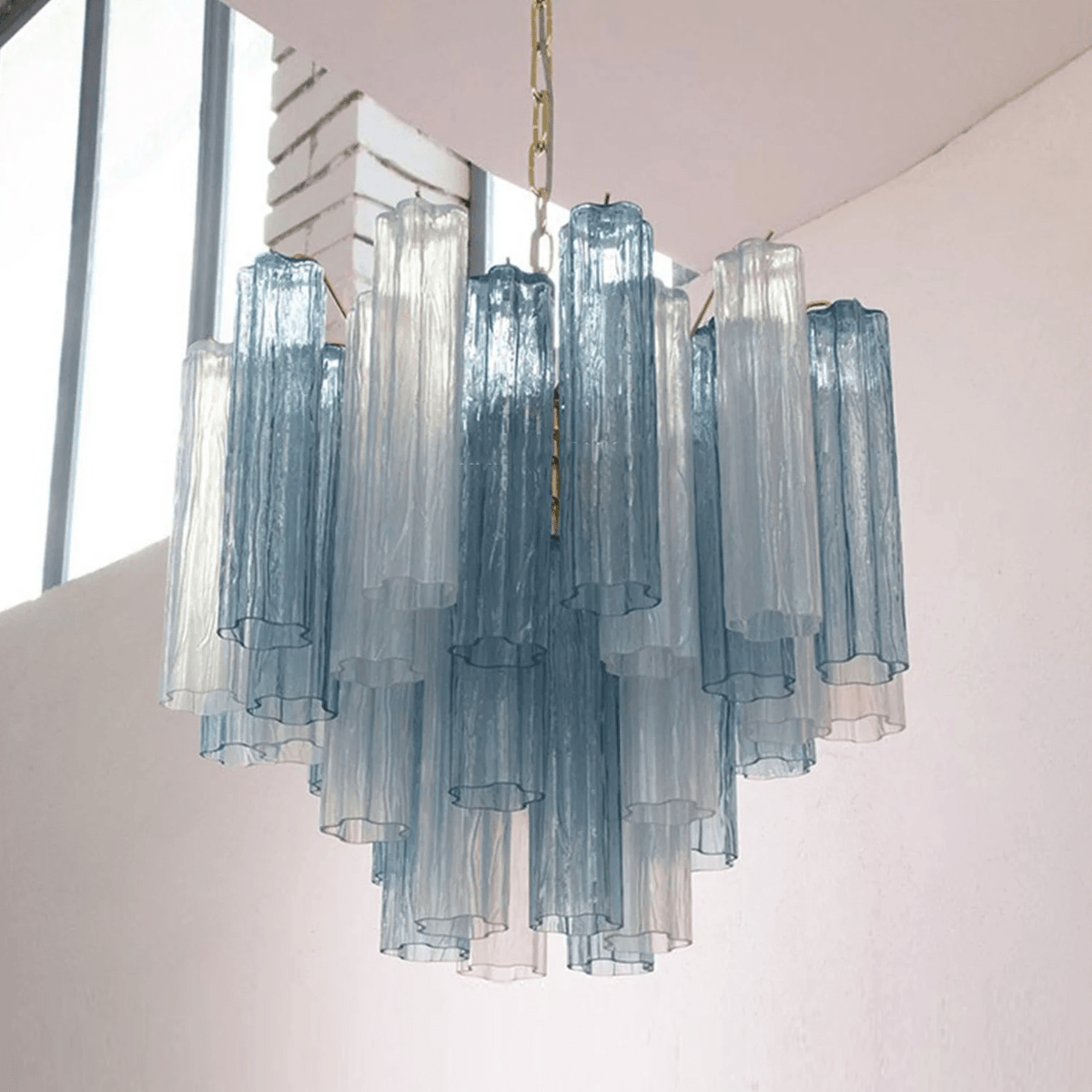Lioruian Chandelier Murano Glass Tiered
