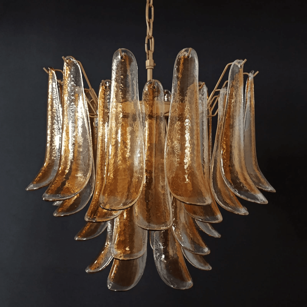Eiroeon Chandelier Murano Glass Tiered Italian