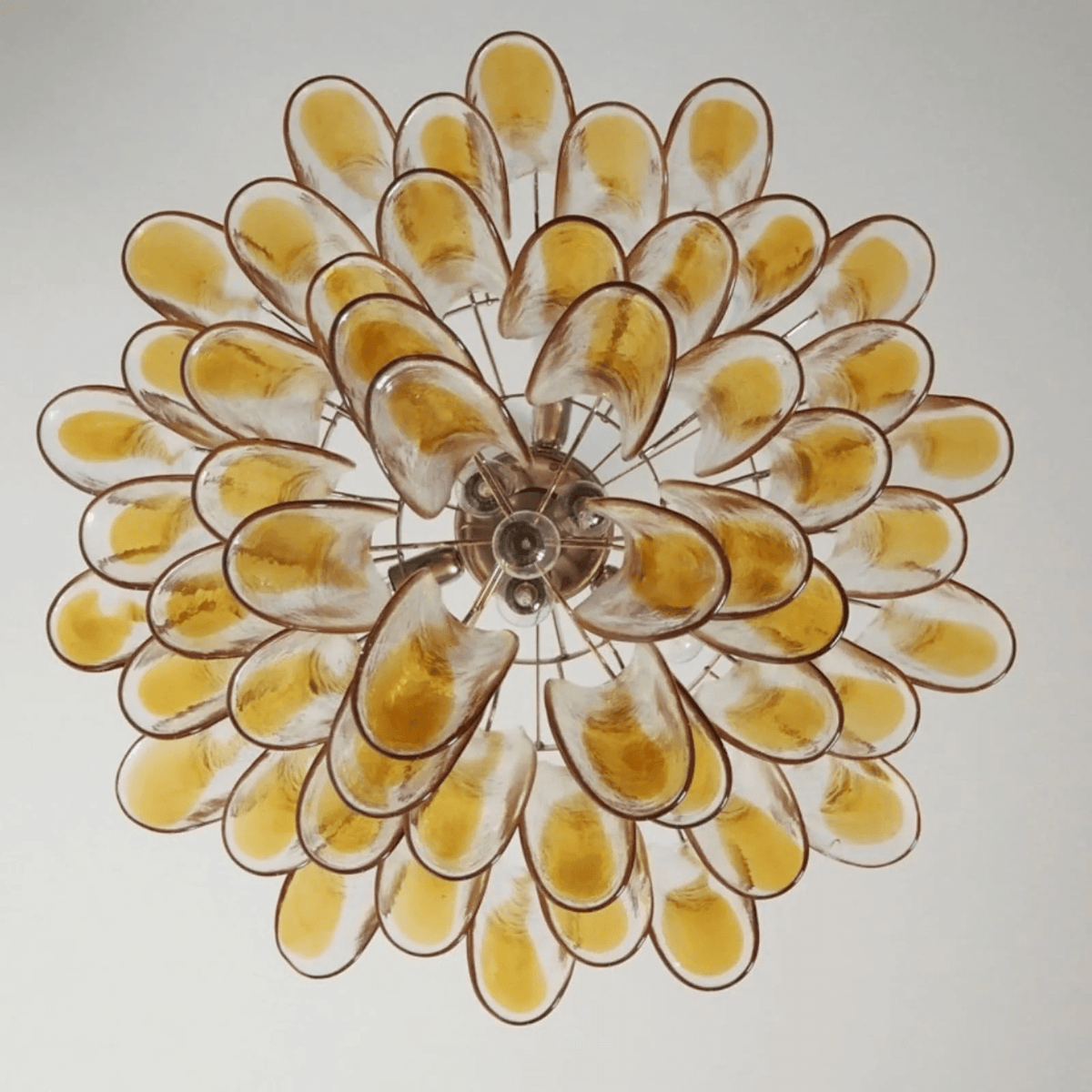 Eiroeon Chandelier Murano Glass Tiered Italian