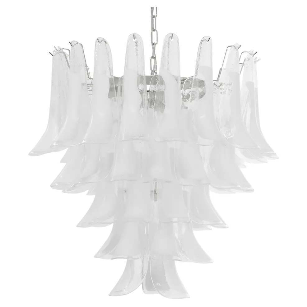 Eiroeon Chandelier Murano Glass Tiered Italian