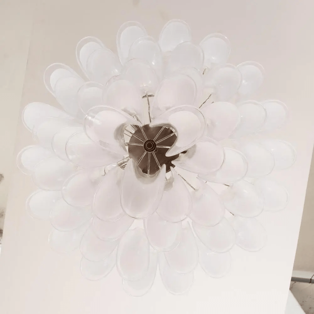 Eiroeon Chandelier Murano Glass Tiered Italian