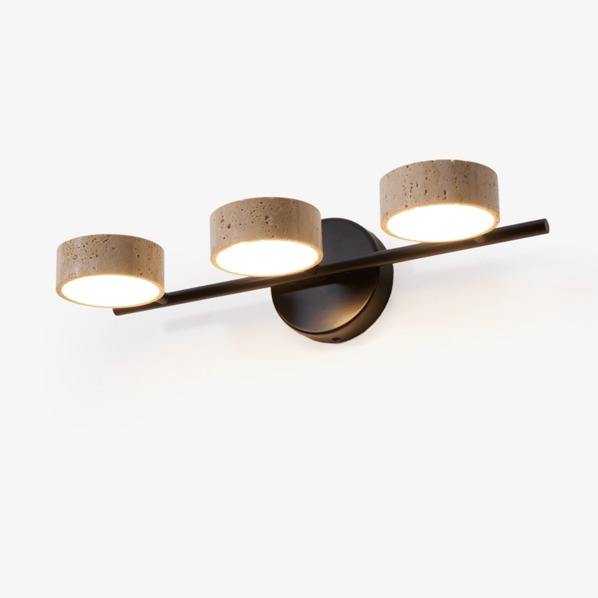 Ceshair Wall Light  Multi Head Travertine Vanity Light