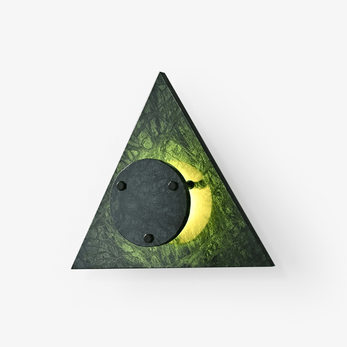 Pyramid Rustic Marble Wall Light