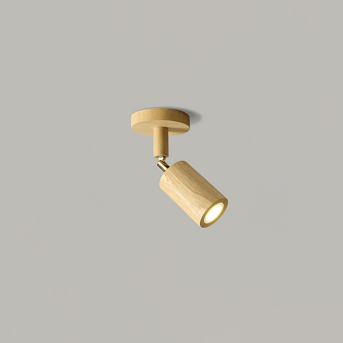 Dako Wood Beam Spotlight Flush Mount Ceiling Light