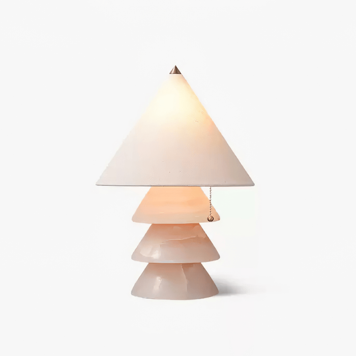 Pyramid Retro Marble Table Lamp