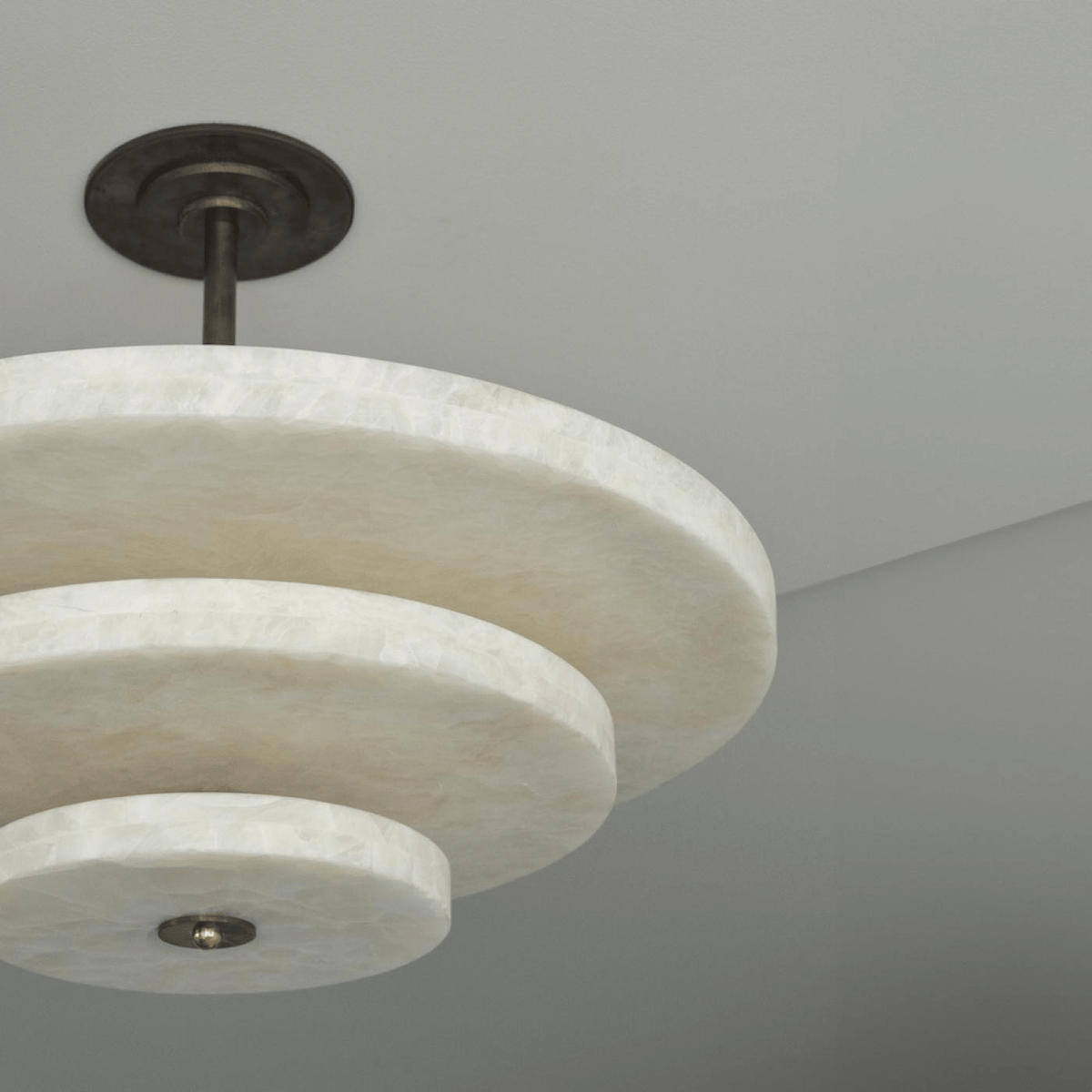 Nivoreria Minimalist Alabaster Pendant Light