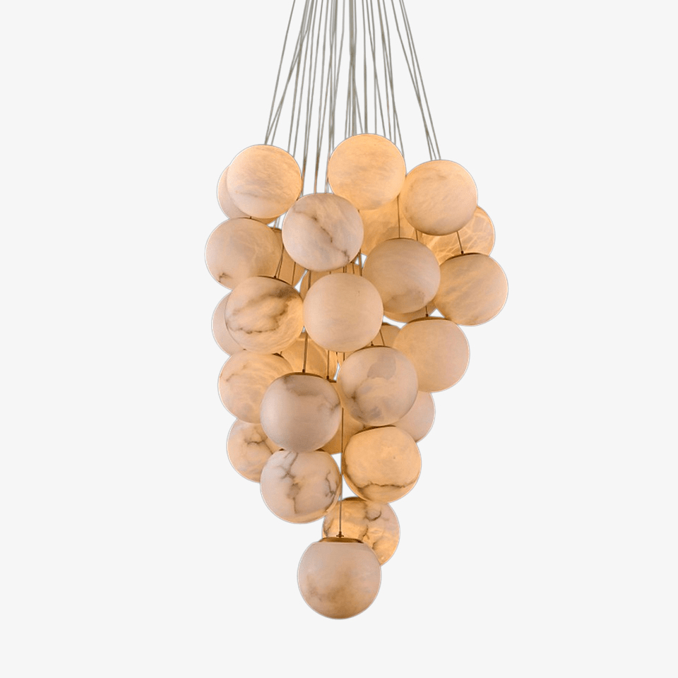 Gaia Alabaster Pendant Light Chandelier