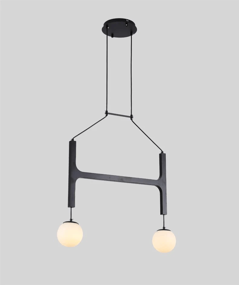 Xylocube Geometric Wood Globe Pendant Light