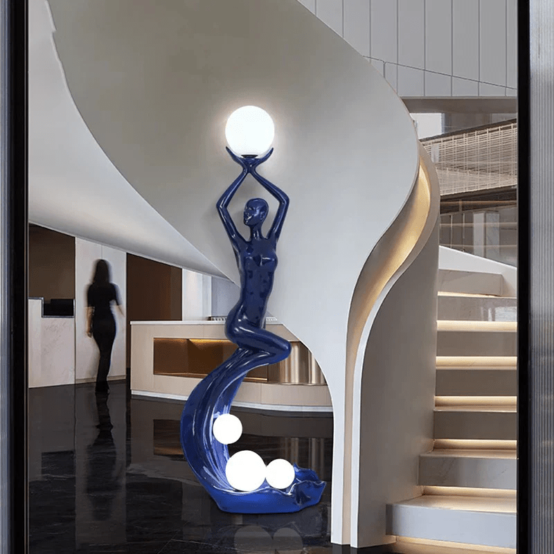Muse Modern Sculpture Floor Lamp