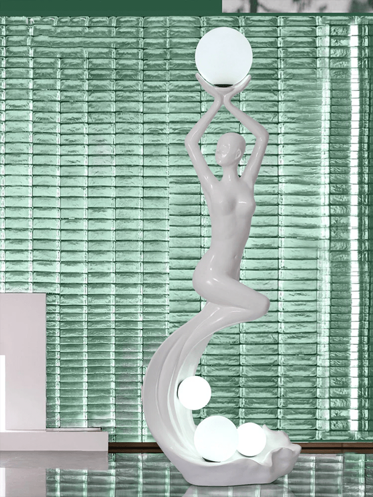 Muse Modern Sculpture Floor Lamp