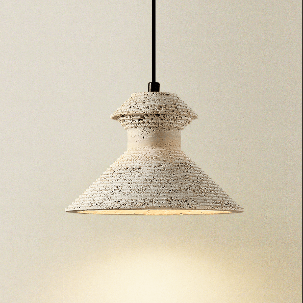 Nyrd Travertine Pendant Light