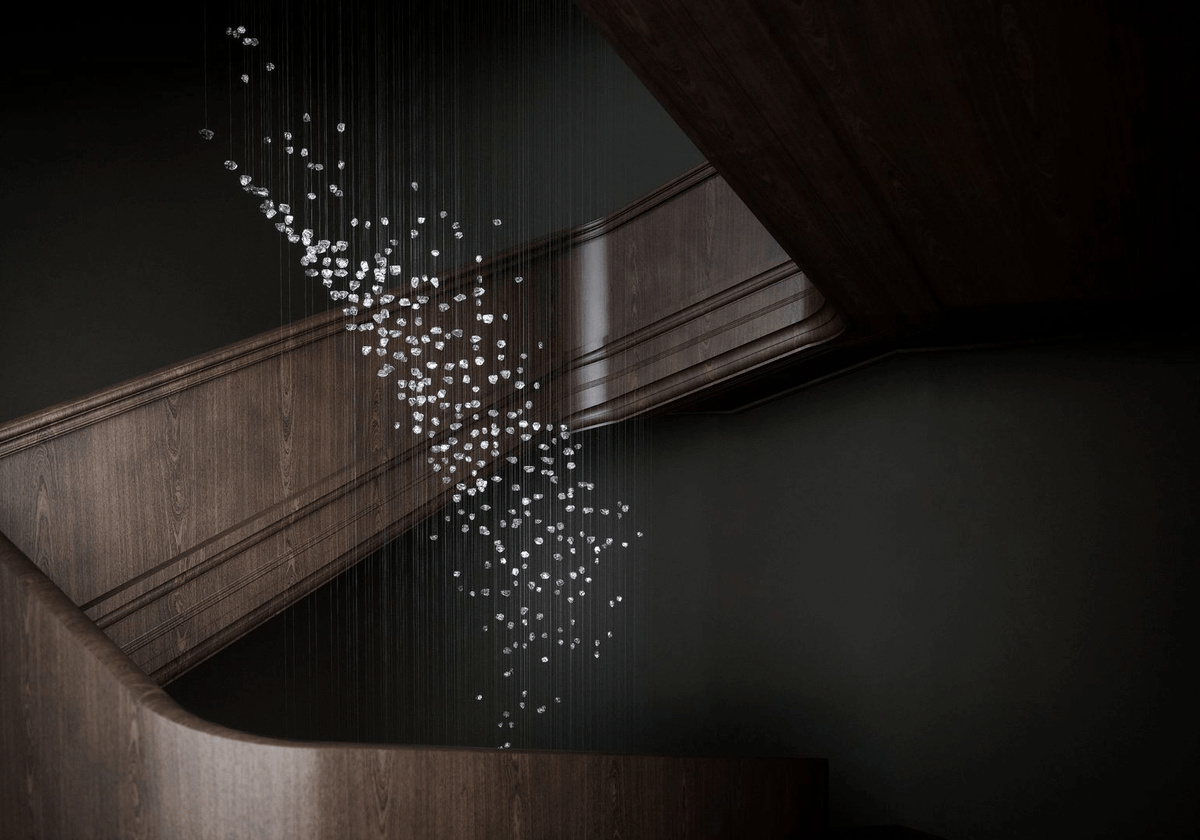 Xejan Raw Crystal Chandelier