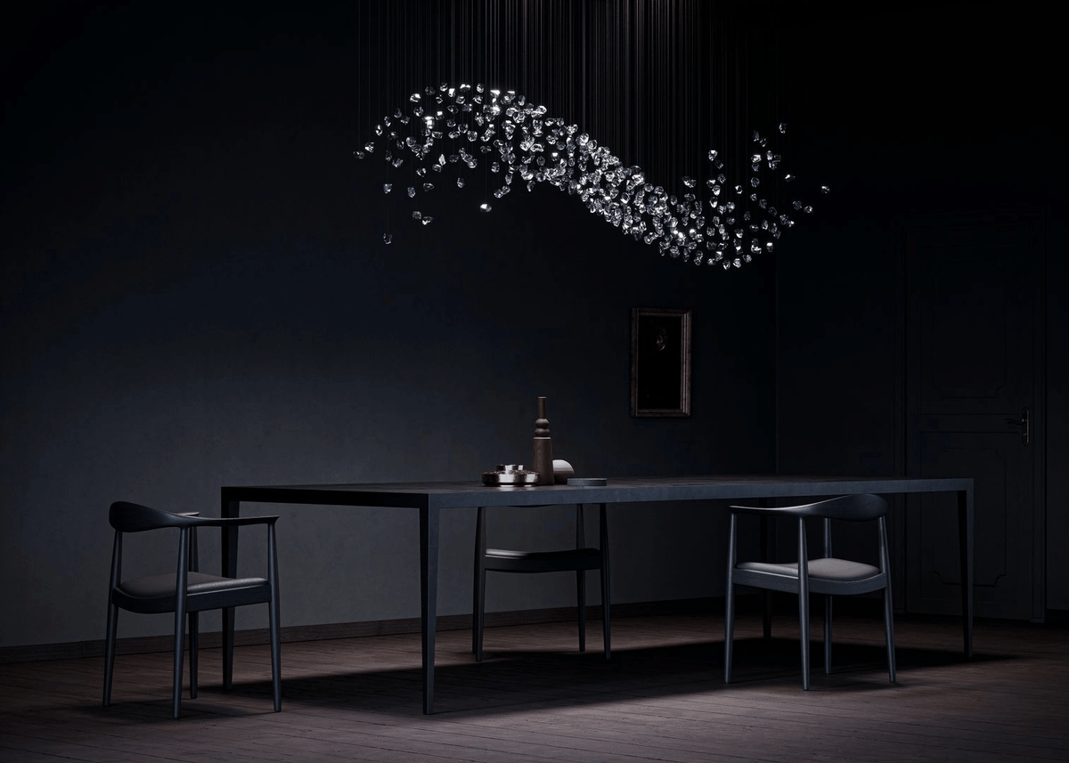 Xejan Raw Crystal Chandelier