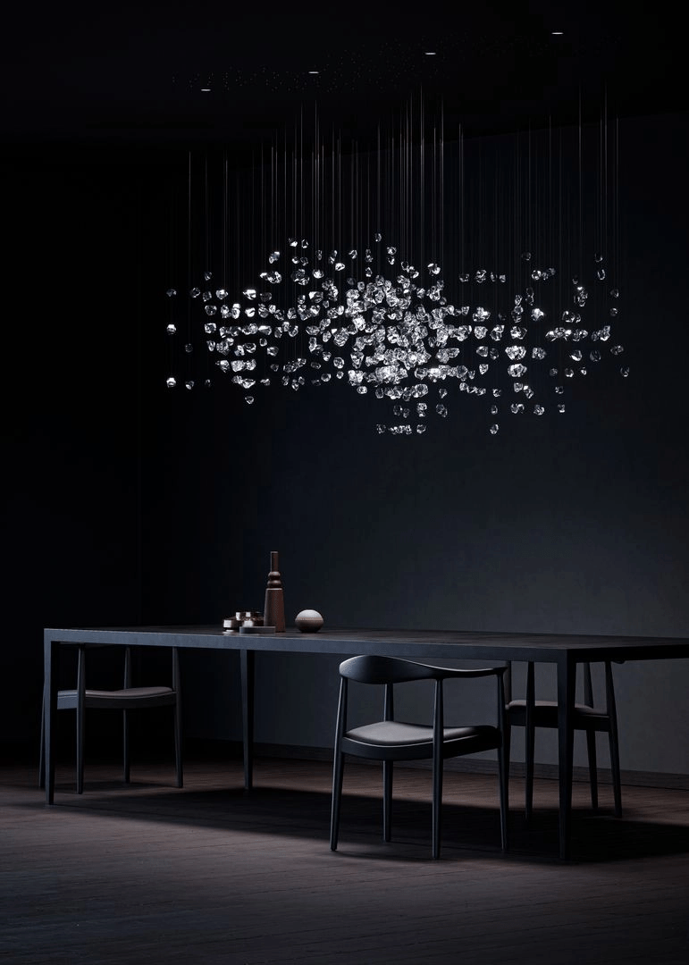 Xejan Raw Crystal Chandelier