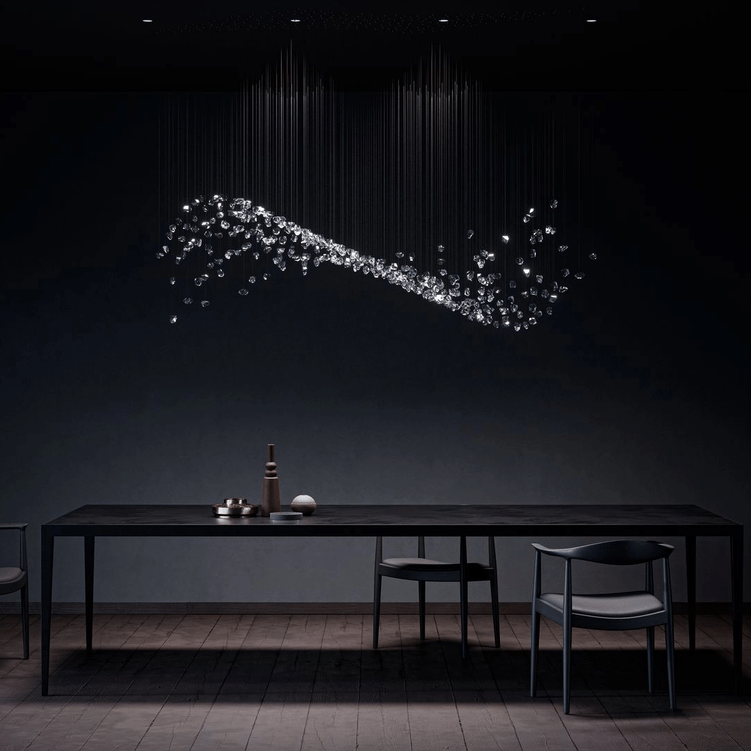 Xejan Raw Crystal Chandelier
