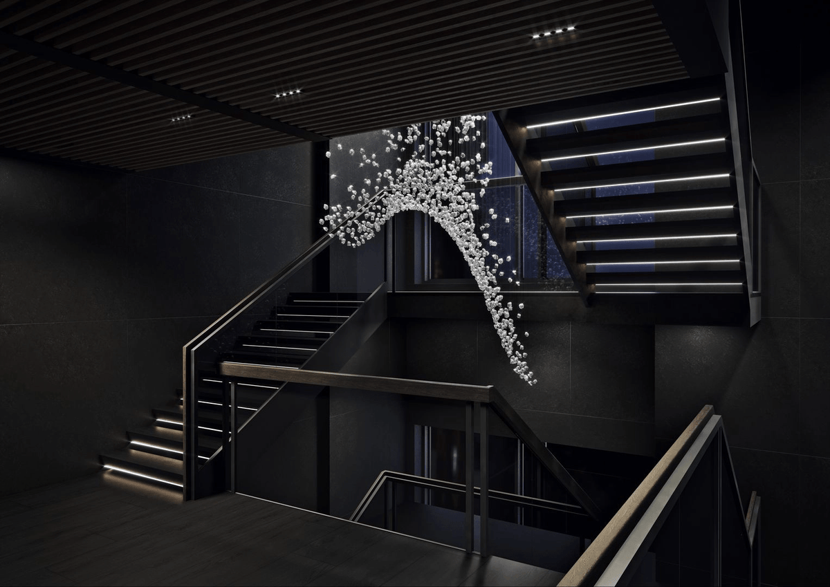 Xejan Raw Crystal Chandelier