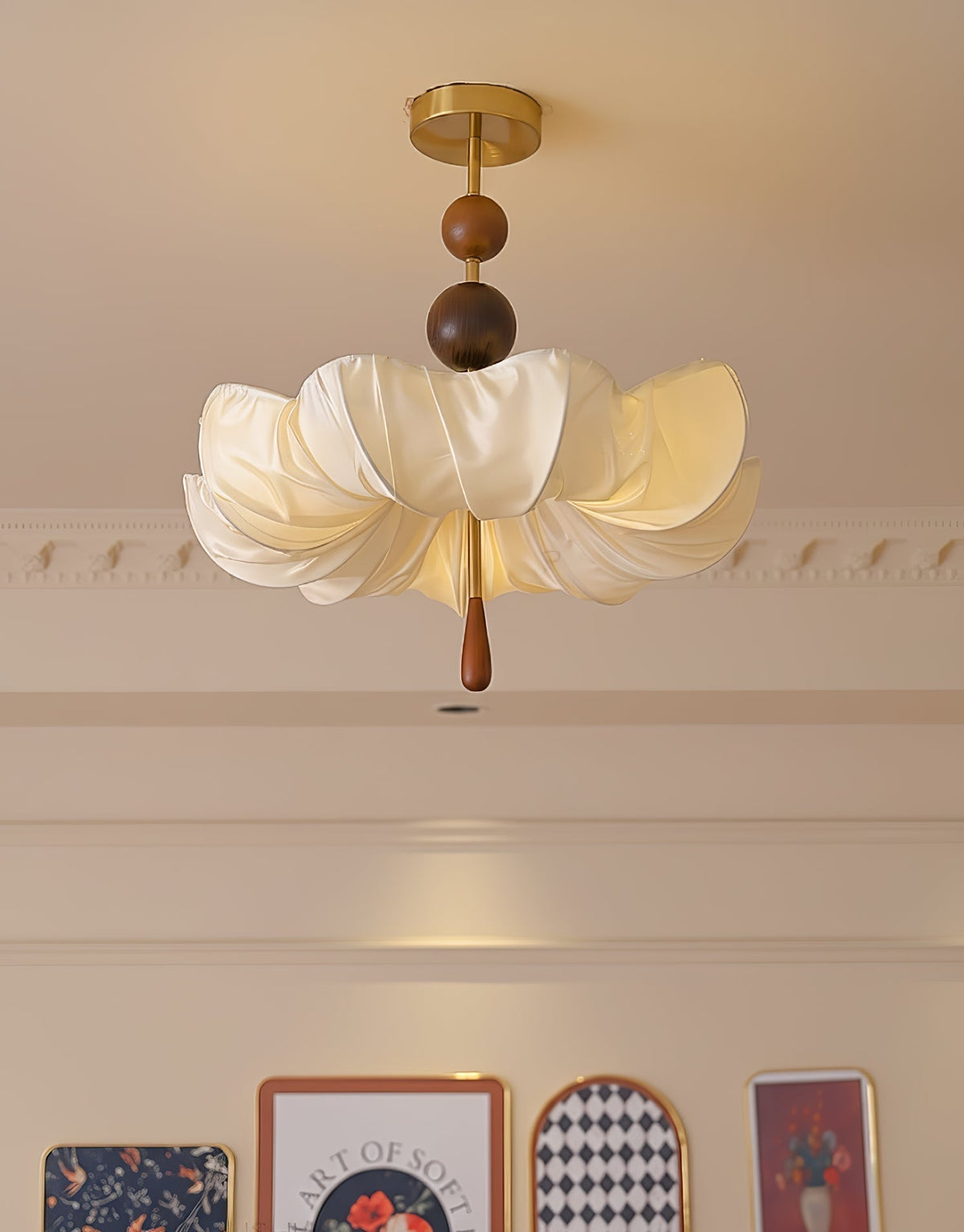 Noxlen Fabeic Ceiling Light