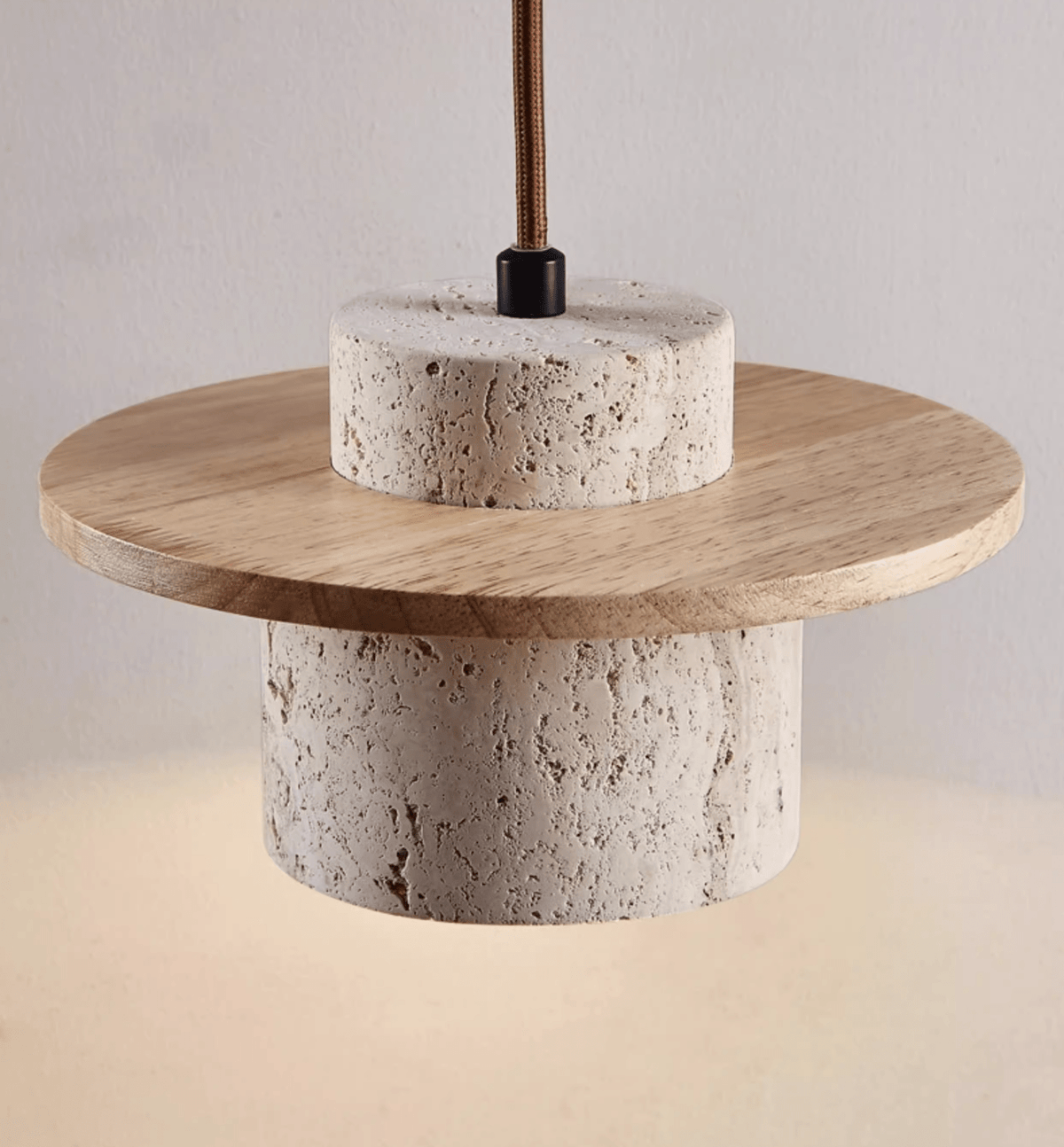 Neririse Cylindrical Stone Sconce