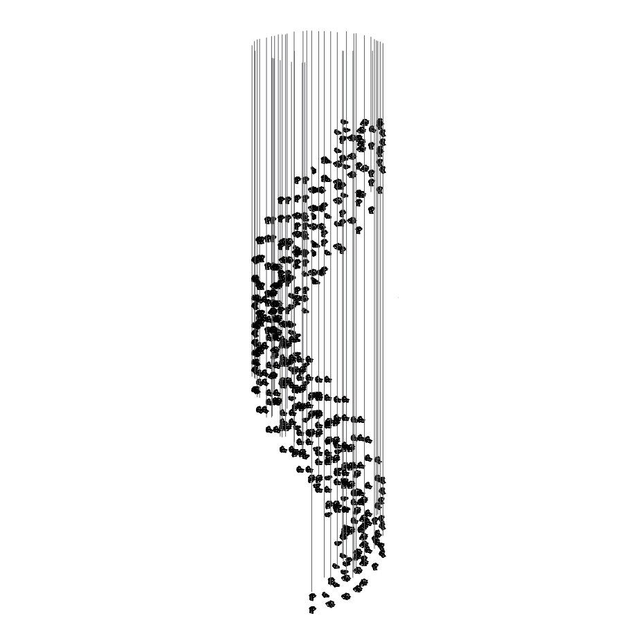Xejan Raw Crystal Chandelier