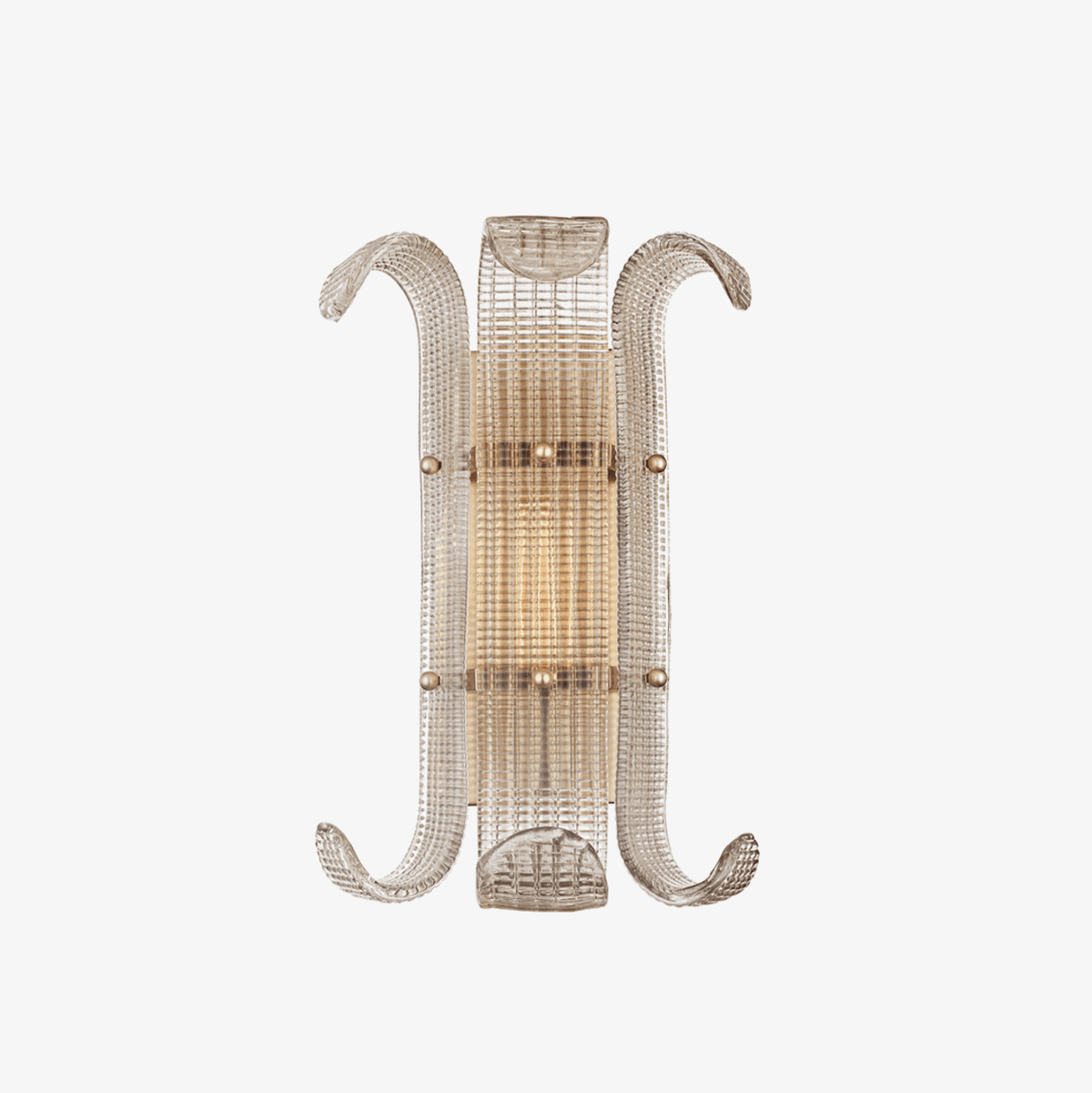 Dara Luxurious Champagne Glass Brasher Wall Lamp
