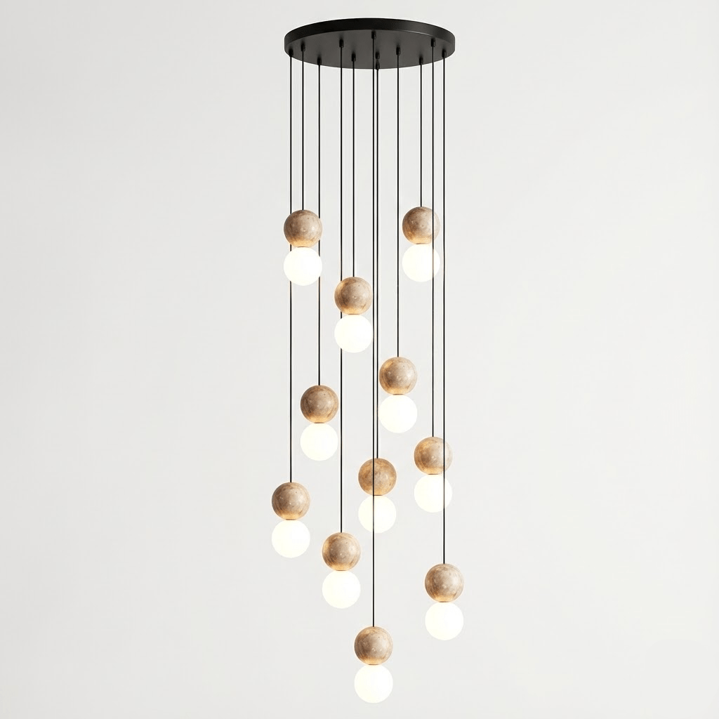 Bohya Travertine Pendant Light