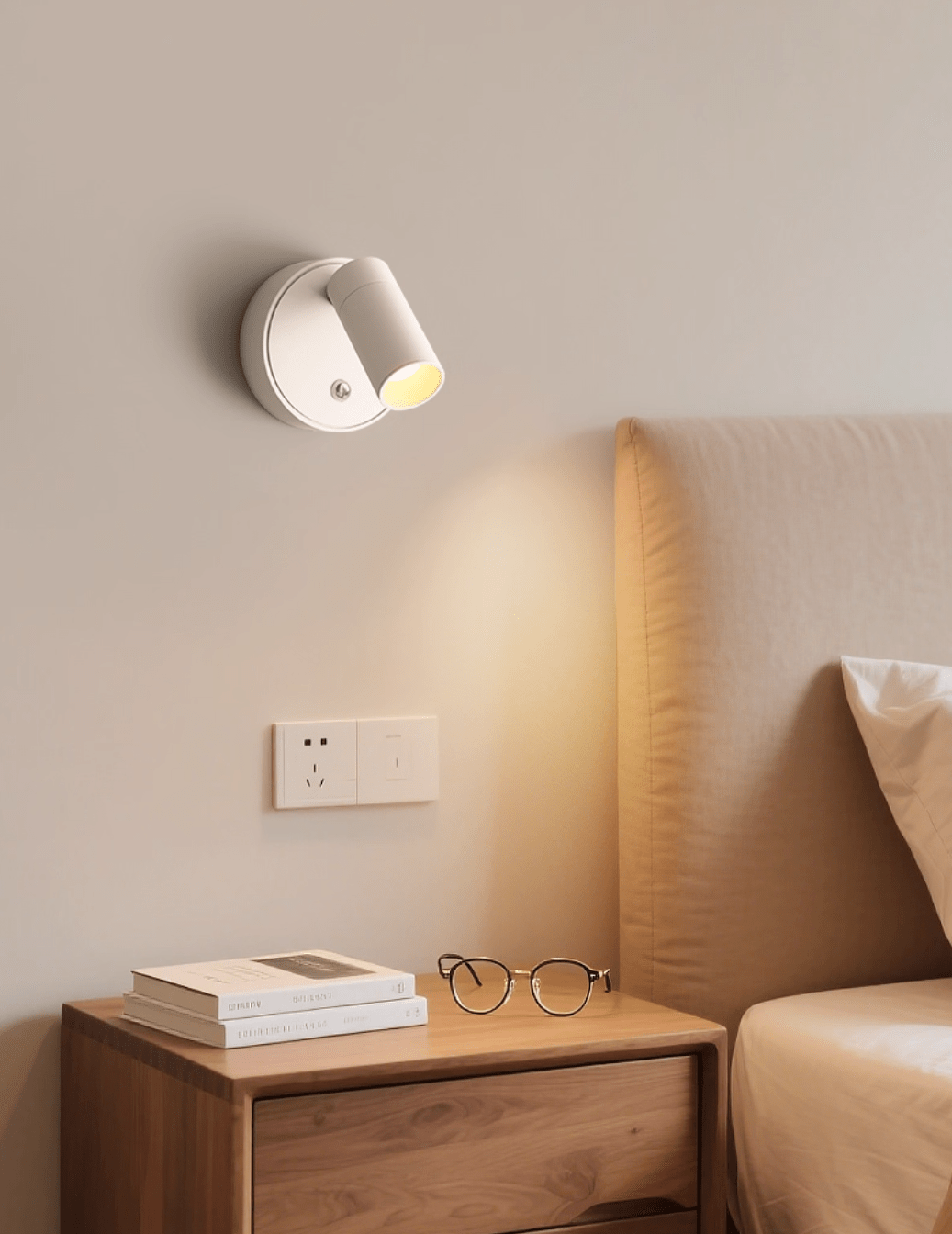 Dorv Pivot Rechargeable Acrylic Wall Light