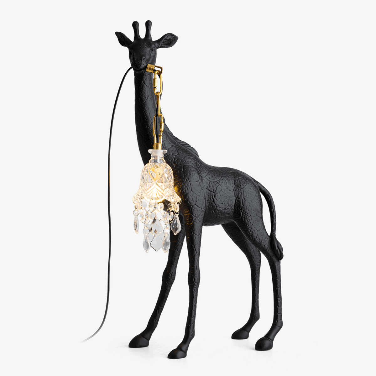Fexl Luxurious Giraffe Royale Sculpture Floor Lamp