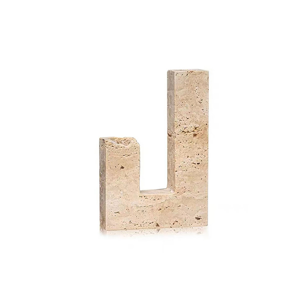 Horze  Modern Yellow Travertine Candle Holder