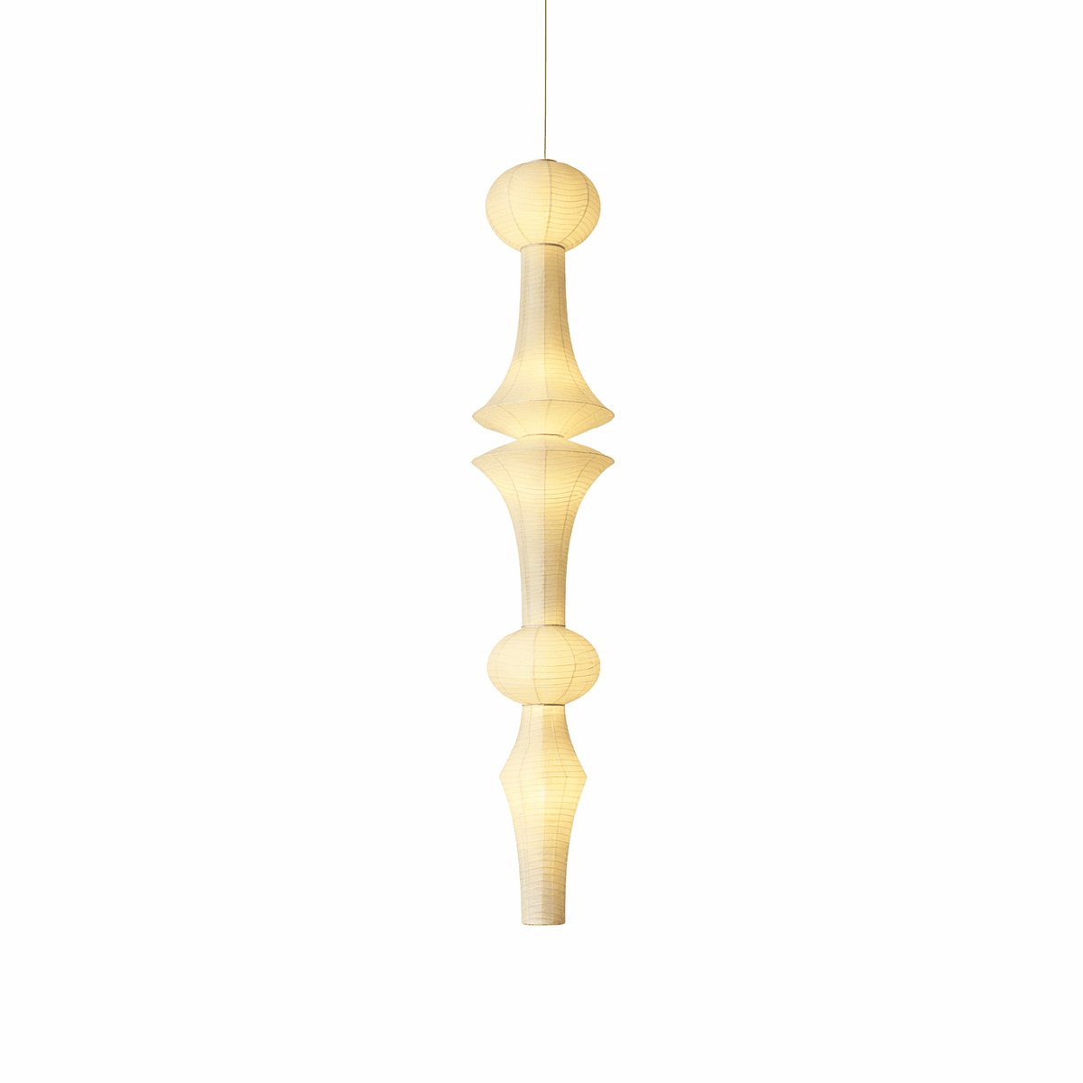 Isalo Washi Paper E Pendant Light