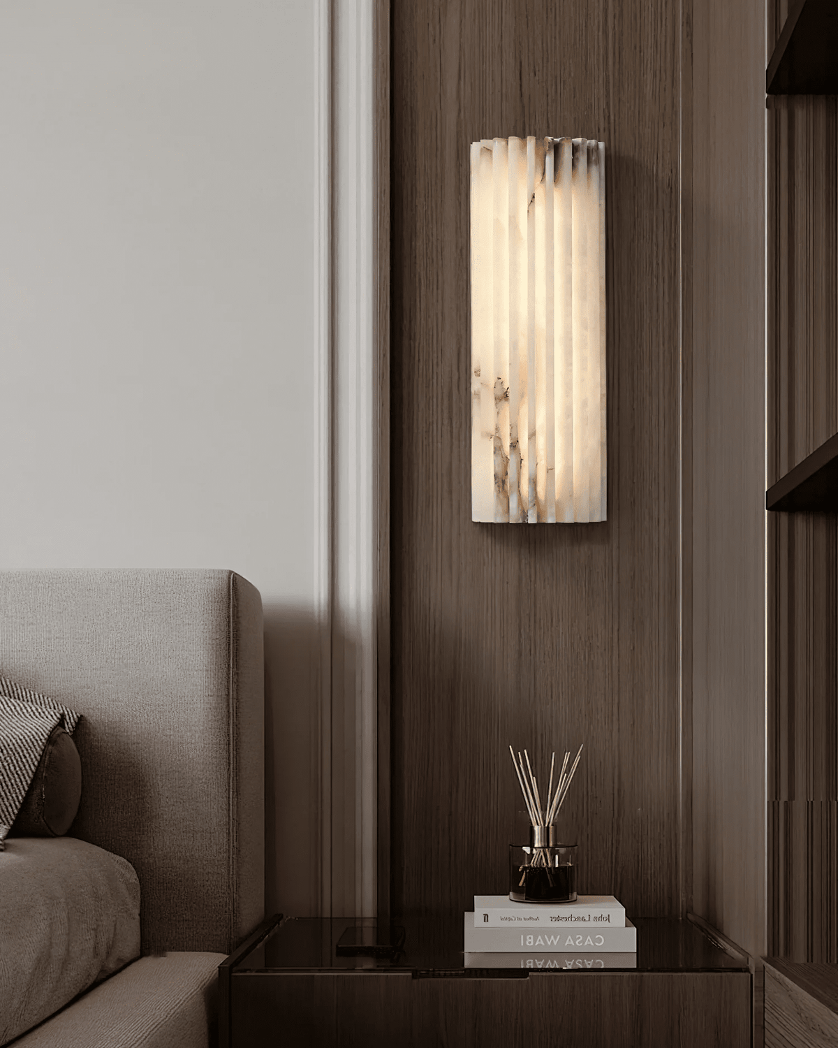 Bikel Alabaster Indoor Wall Light