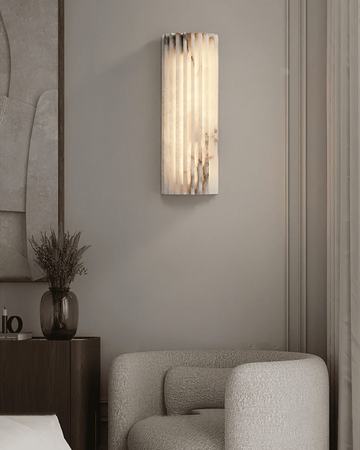 Bikel Alabaster Indoor Wall Light