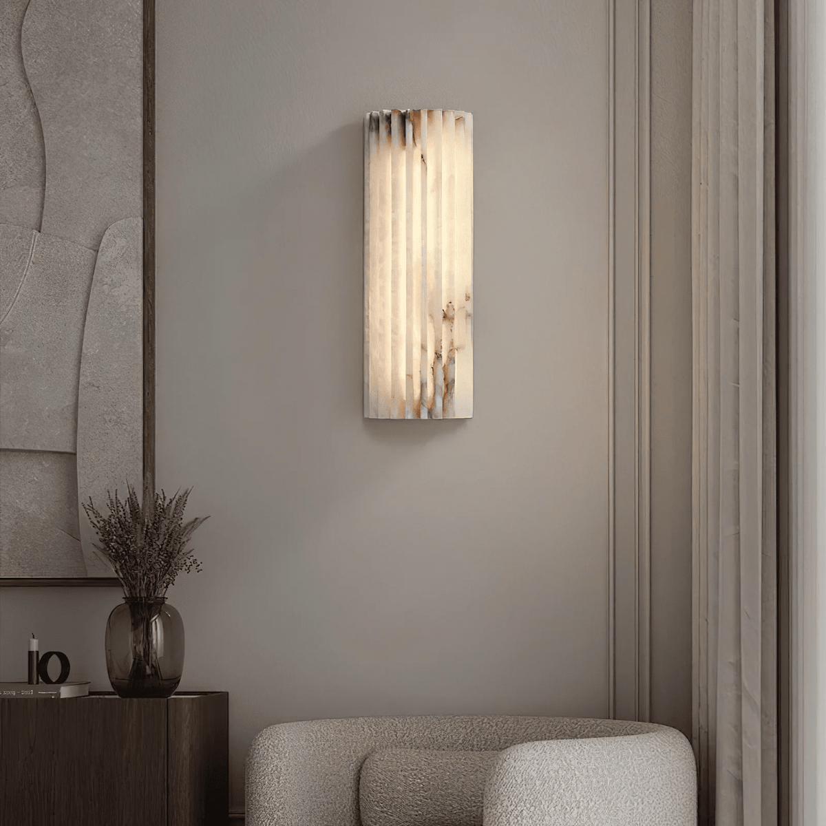 Bikel Alabaster Indoor Wall Light