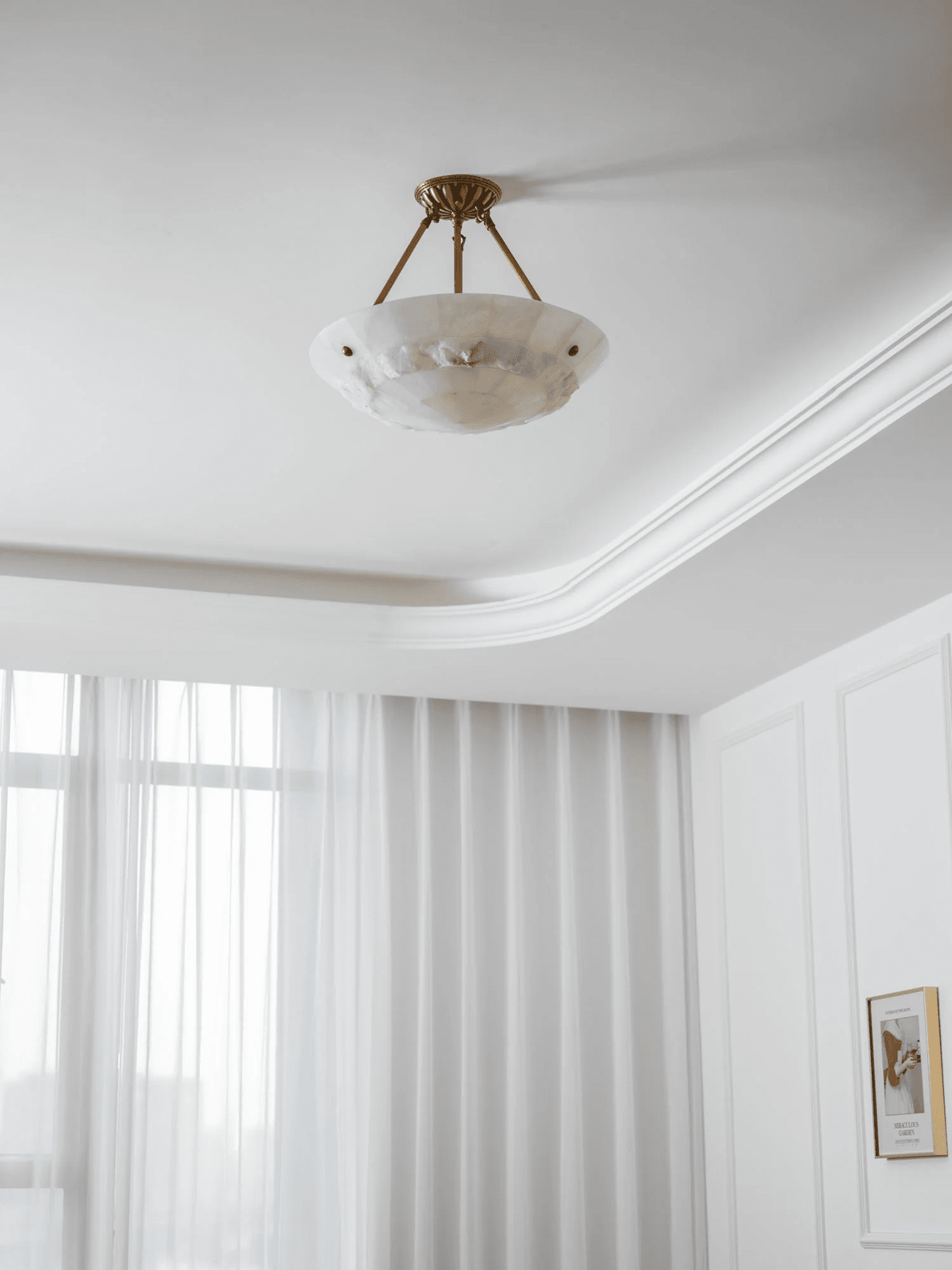 Dorevaux Alabaster Ceiling Light