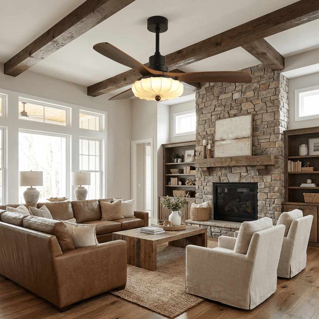 Paby Lotus Bloom Ceiling Fan Light
