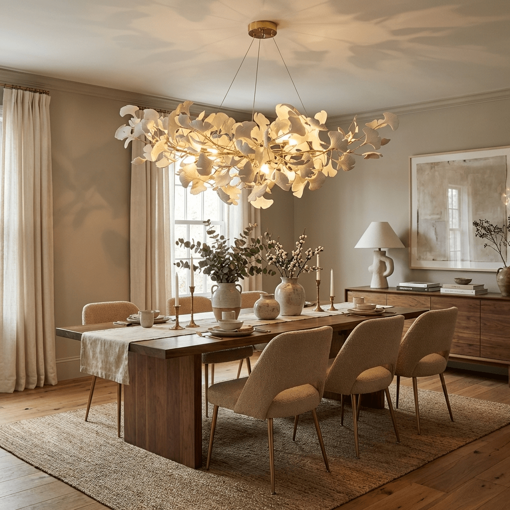 Voena Bloom Gingko Chandelier